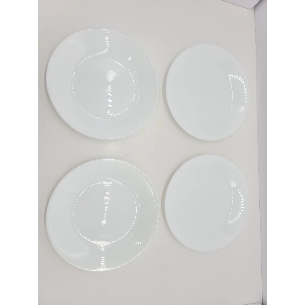 Corelle WINTER FROST WHITE Bread / Dessert/ Salad Plates 6 3/4” Set Of 4 Defect
